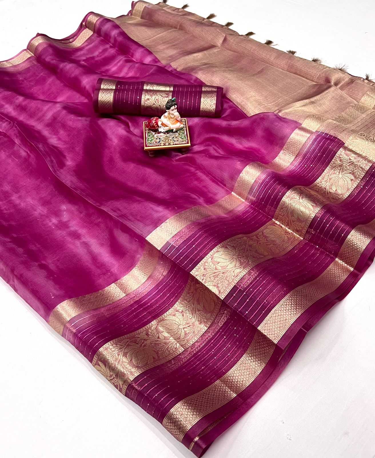 YNF ORGANZA RAR RICH WHOLESALE SAREES MANUFACTURER